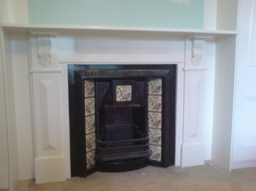 PAINTED MANTLE PIECE