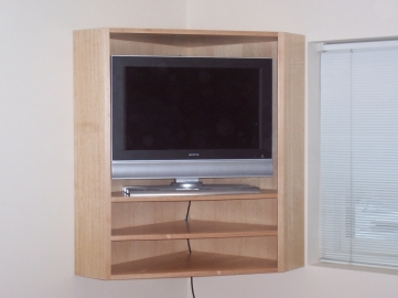 Matching corner TV unit